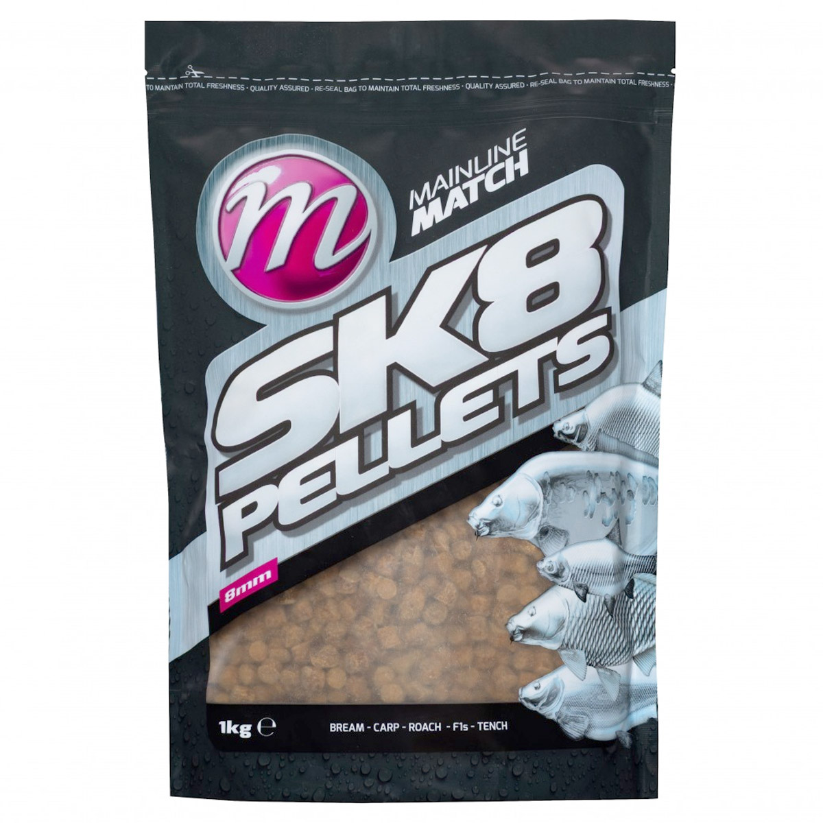 Mainline Match SK8 Pellets 1 KG 8MM 