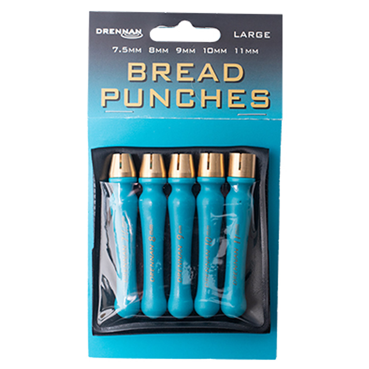 Drennan Brass Head Bread Punches 7,5-11 MM