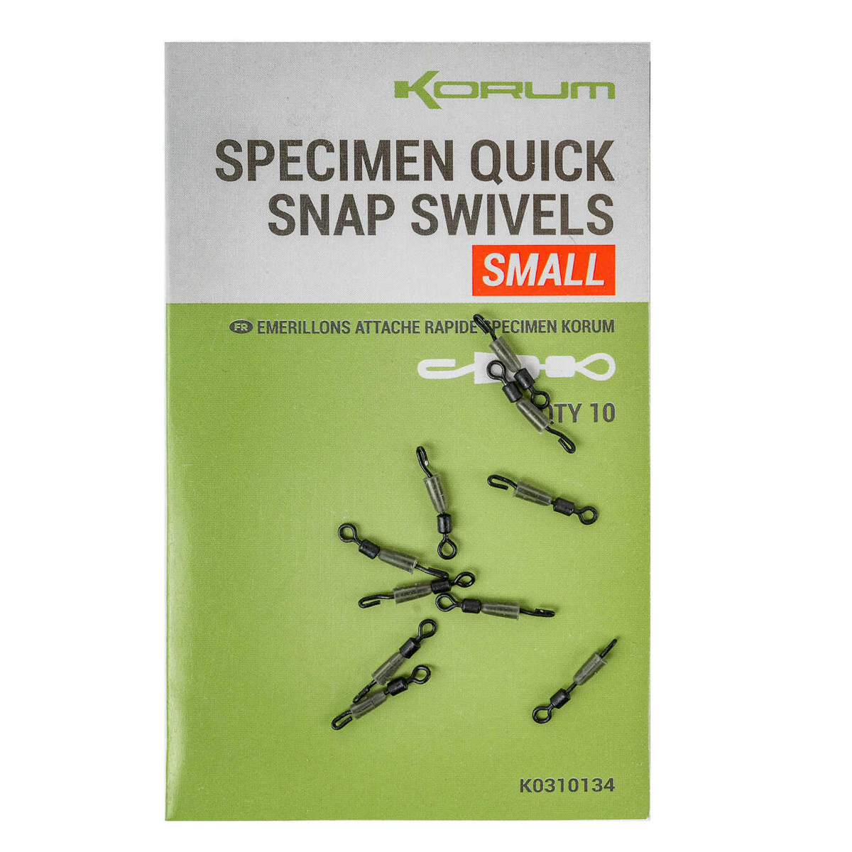 Korum Specimen Quick Lock Snap Swivels