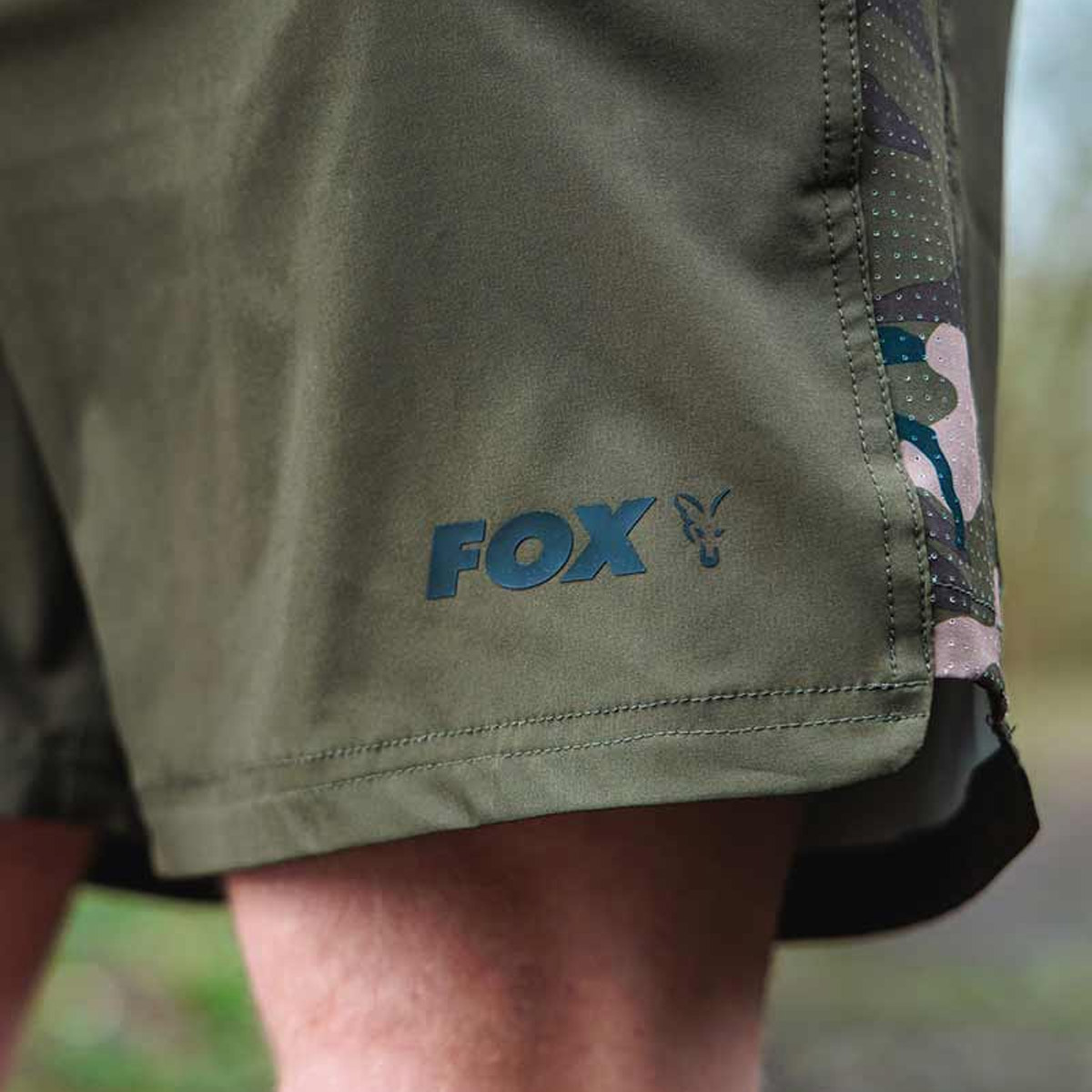 Fox Khaki/Camo LW Swim Shorts