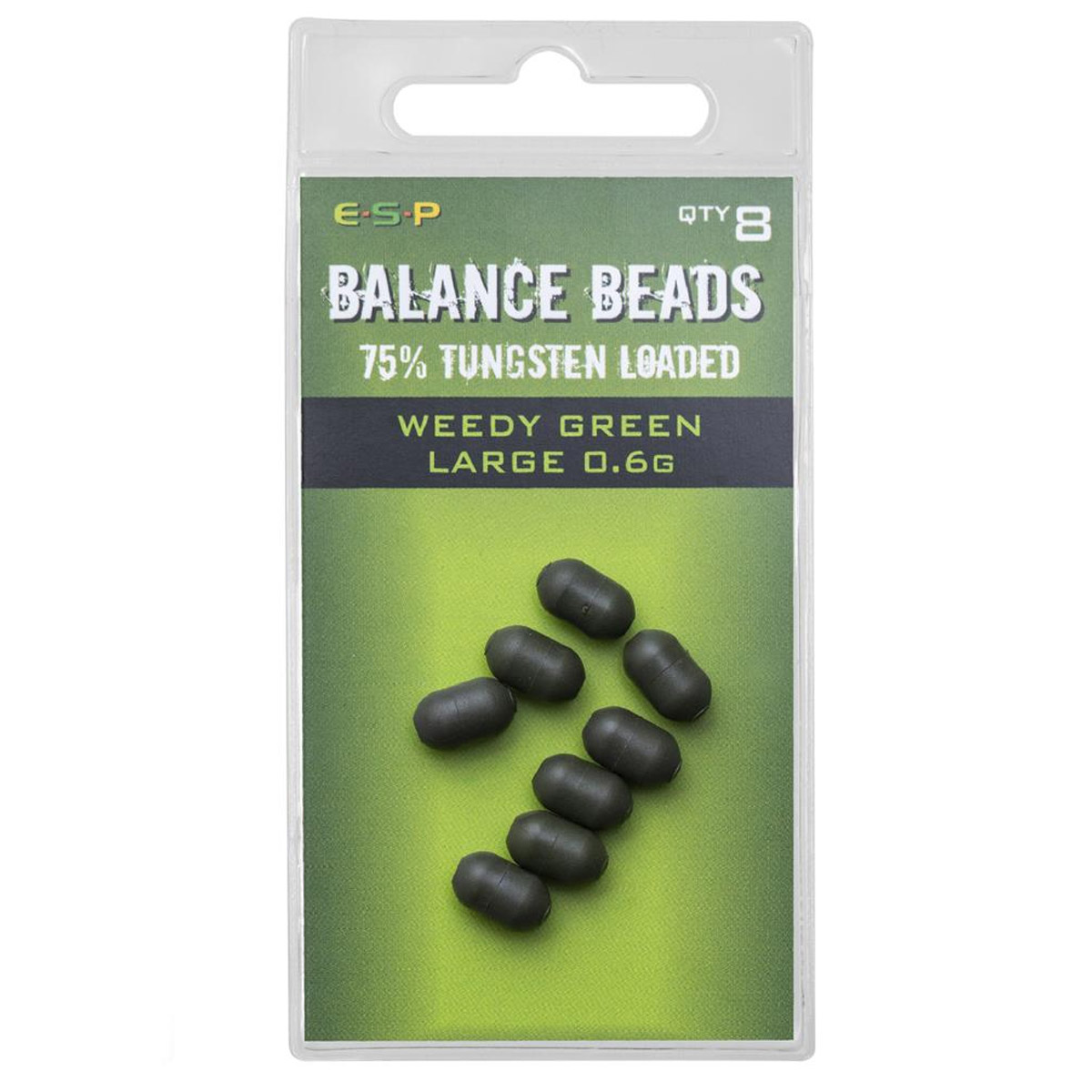 Esp Tungsten Loaded Balance Beads Large -  Green