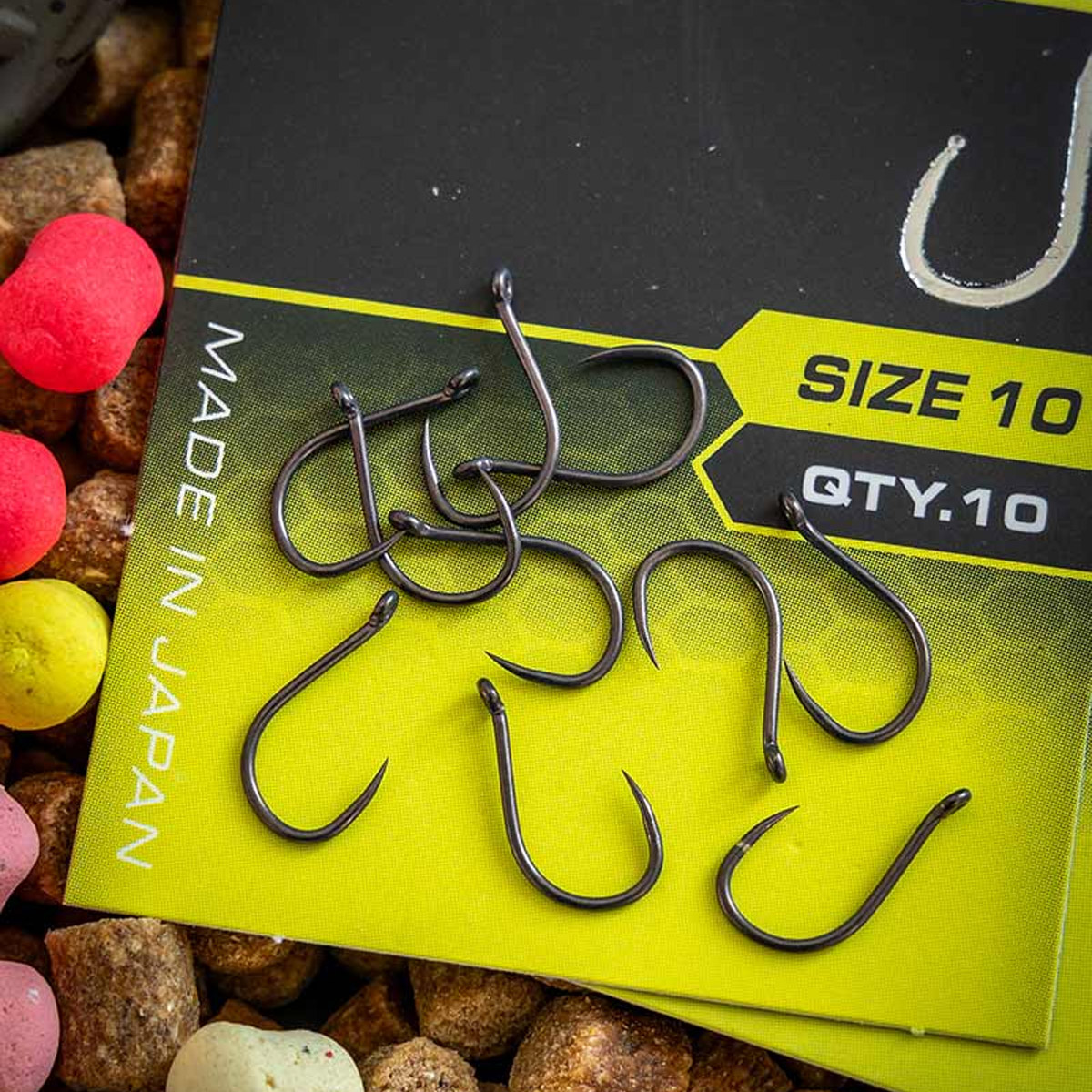 Matrix X6 Carp Pellet Rigger Hooks - Barbless Eyed 