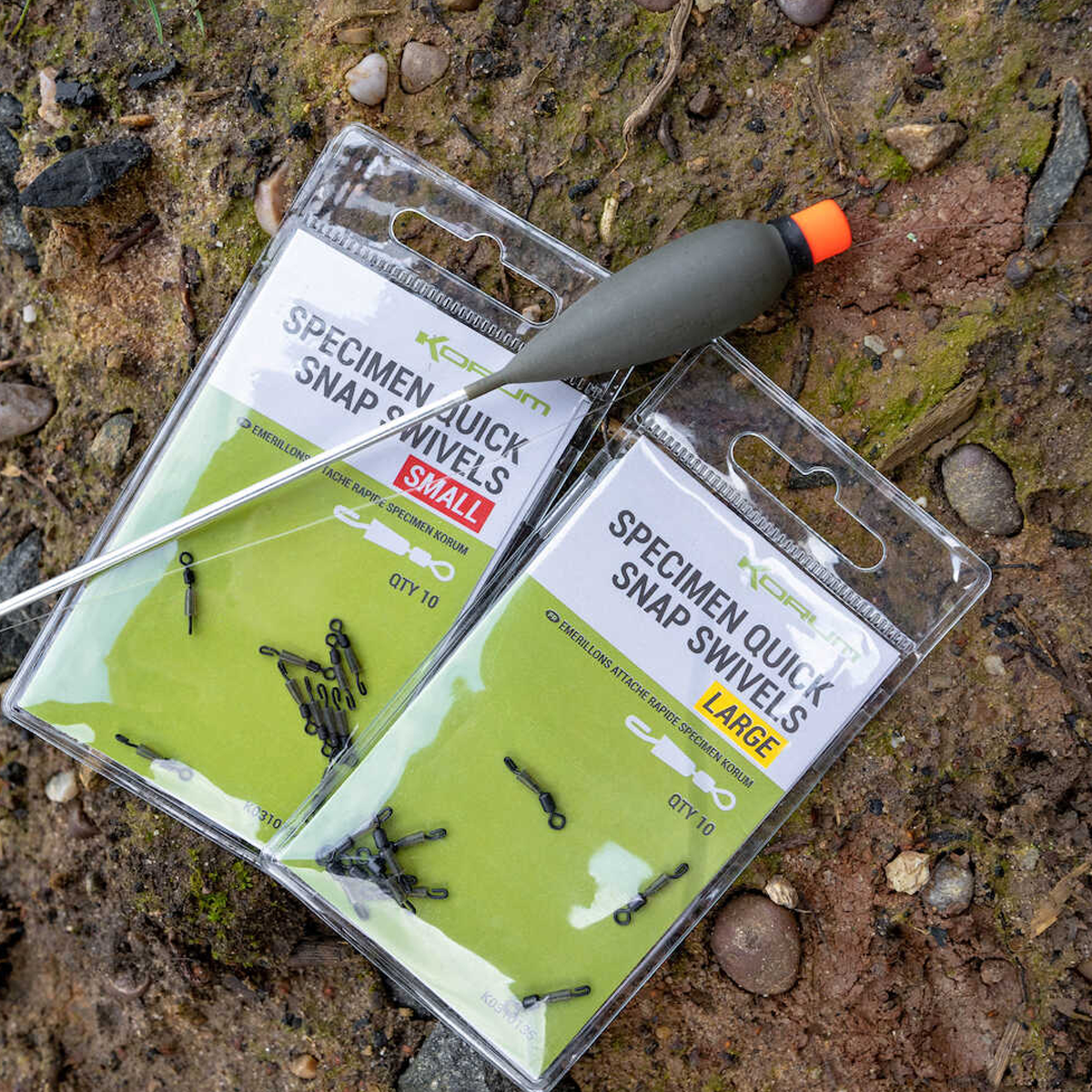 Korum Specimen Quick Lock Snap Swivels