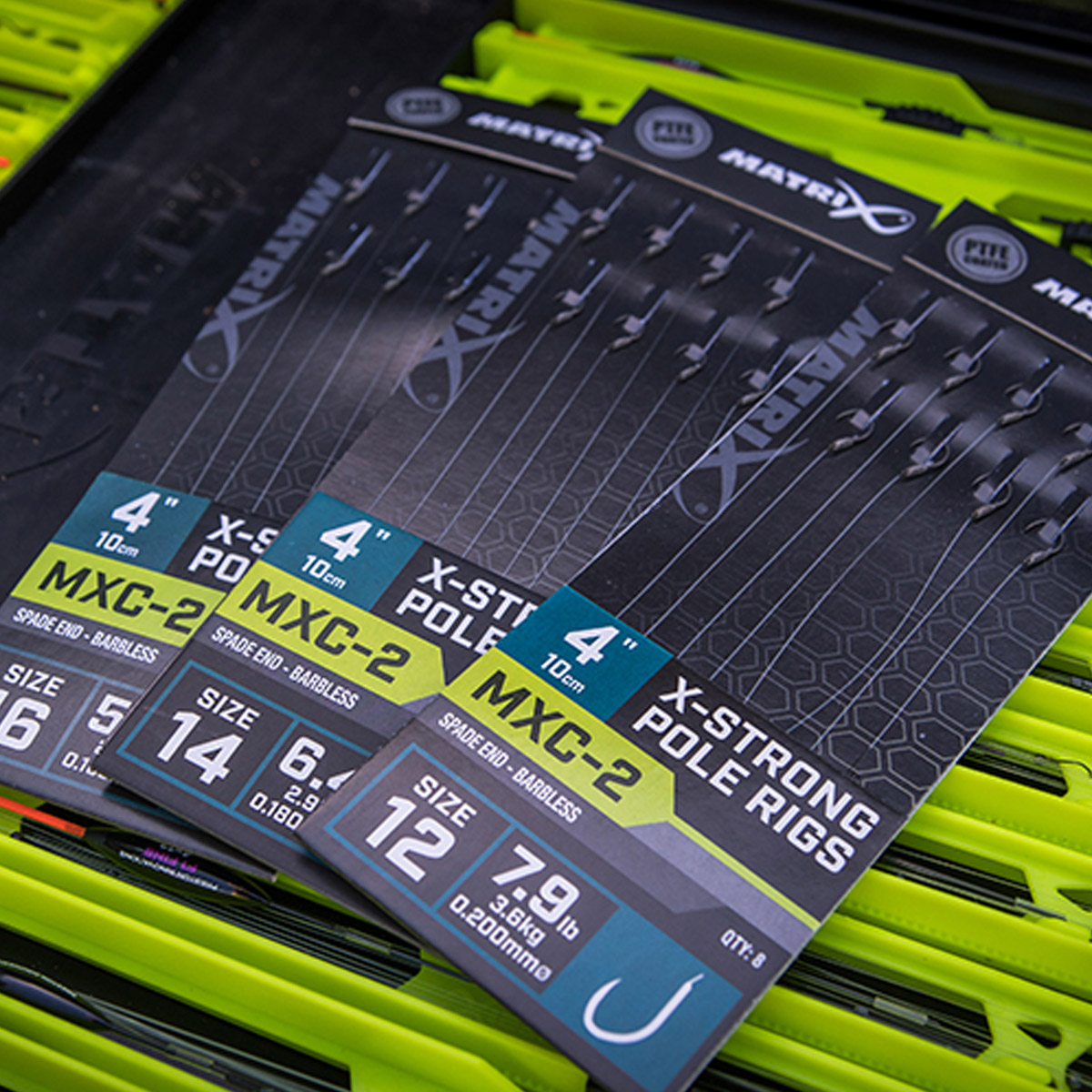 Matrix MXC-2 4" Barbless Pole Rigs