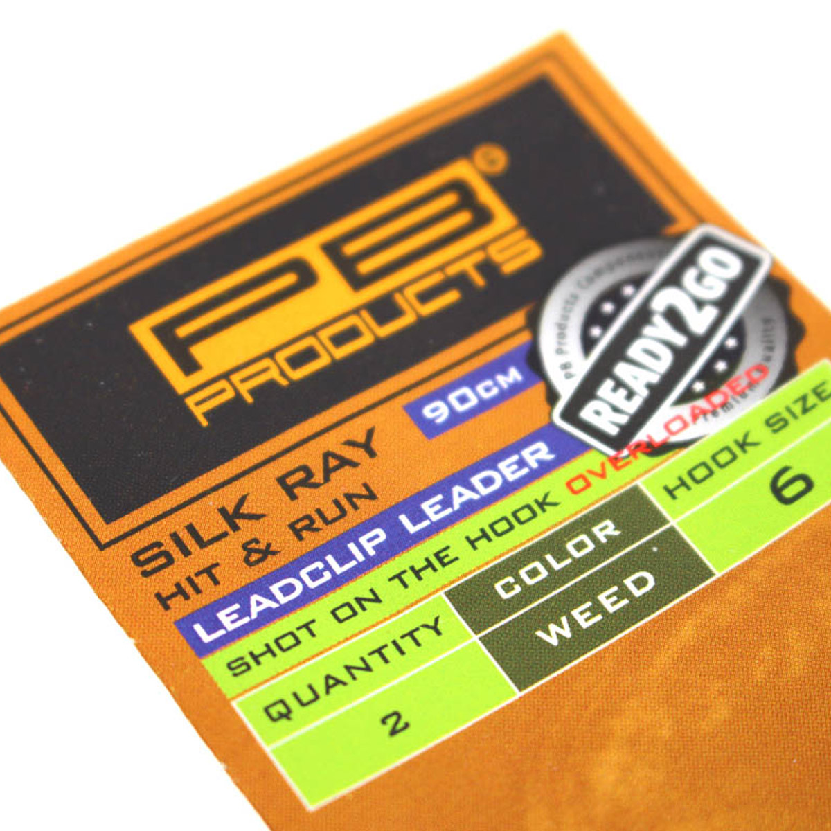 PB Products Ready2Go Clip SR Leader 90 / Shot On The Hook Overloaded Rig Weed