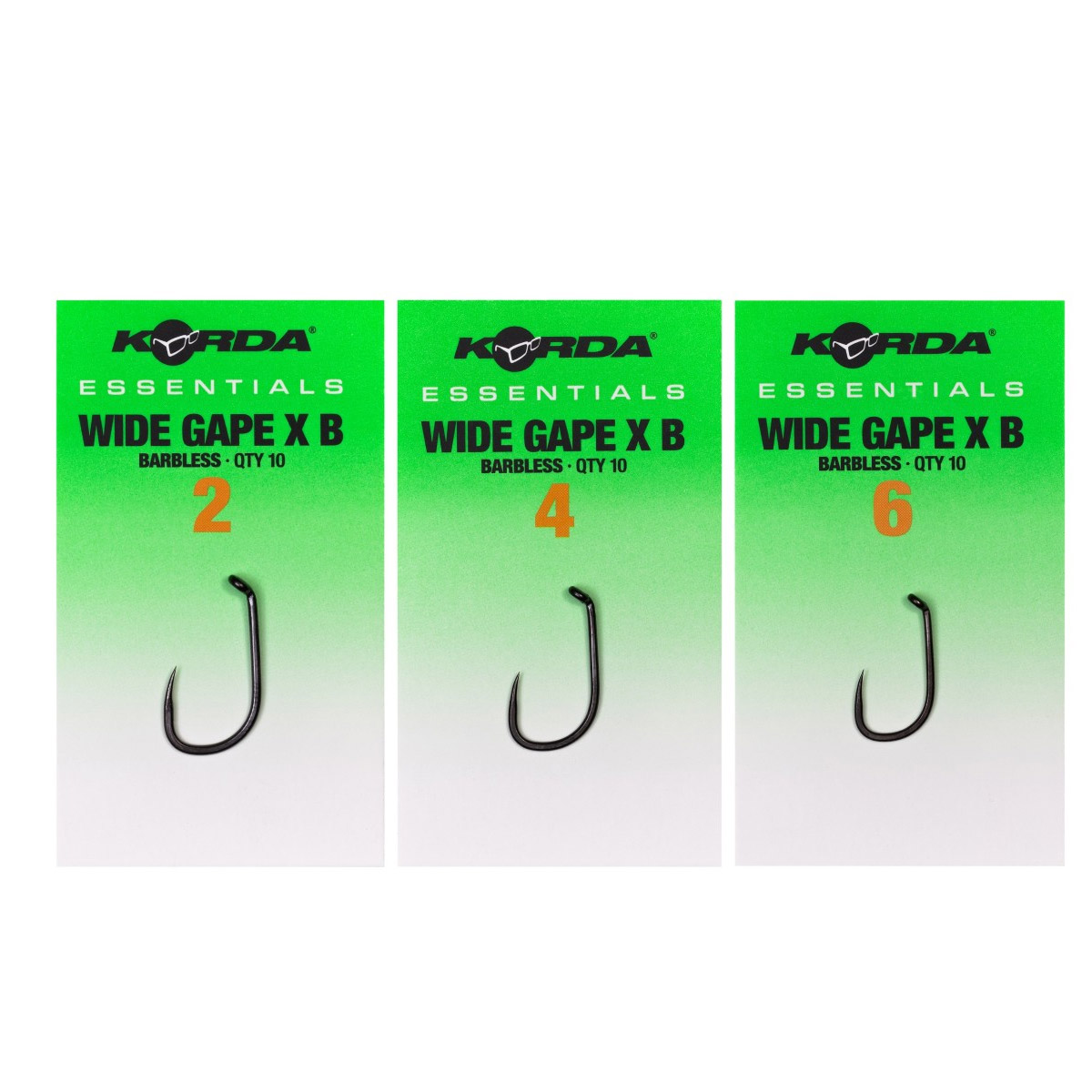 Korda Essentials  Wide Gape X Barbless