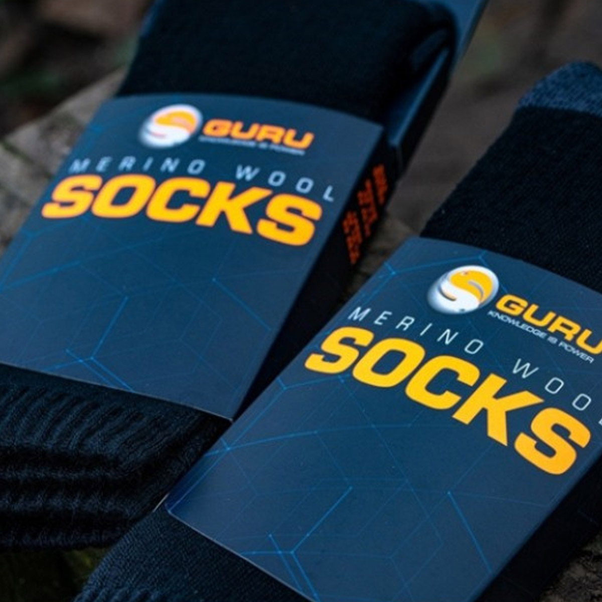 Guru Merino Wool Sock Black