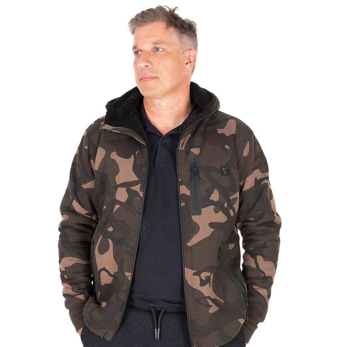 Fox Camo Full Zip Premium Sherpa 310 Hoodie