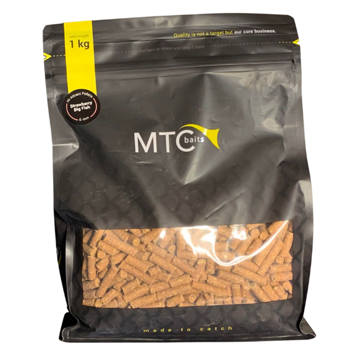 MTC Baits Bouilettes Hi-Attract Fraise Big Fish 1 kg