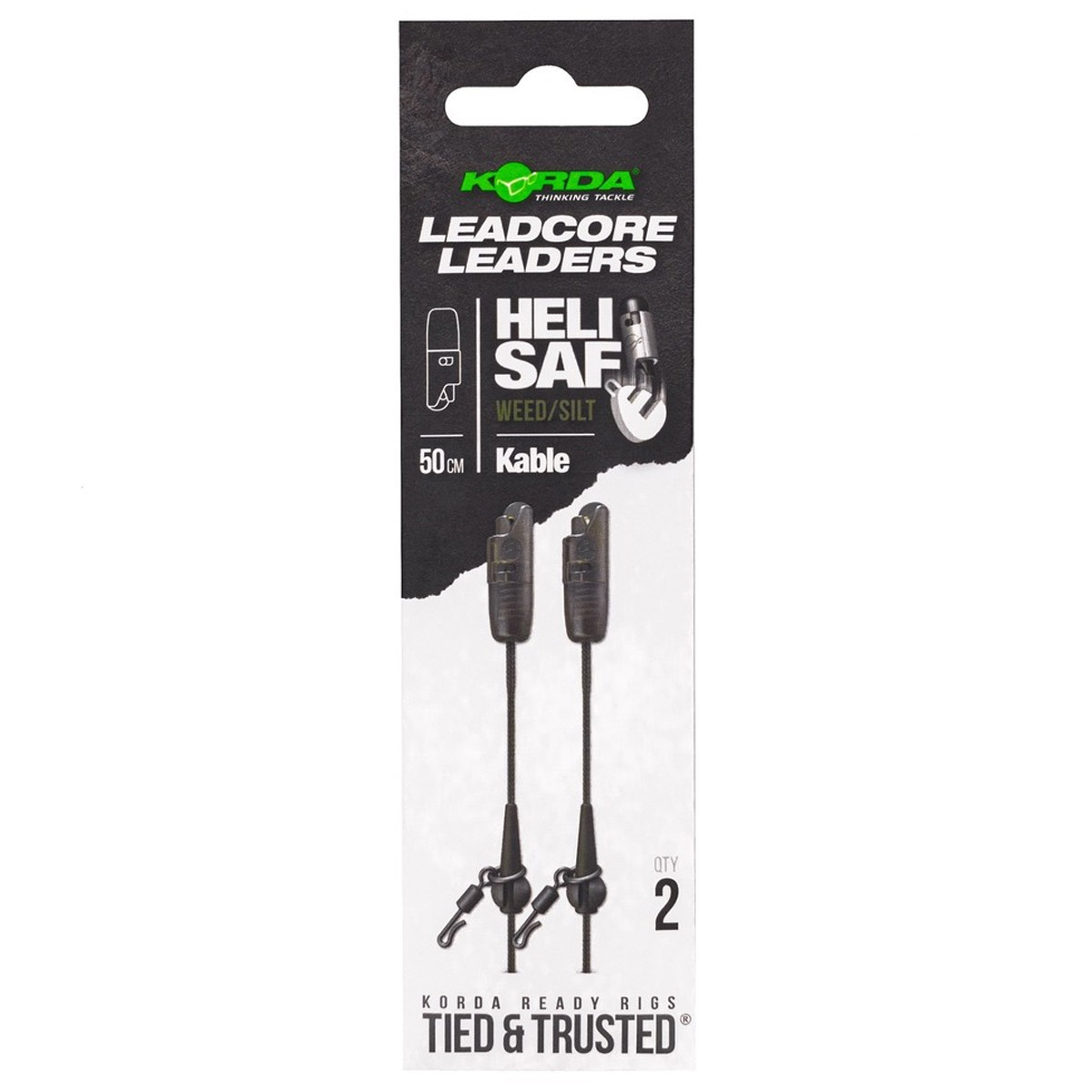 Korda Kable Leadcore Leader Heli Safe 50cm