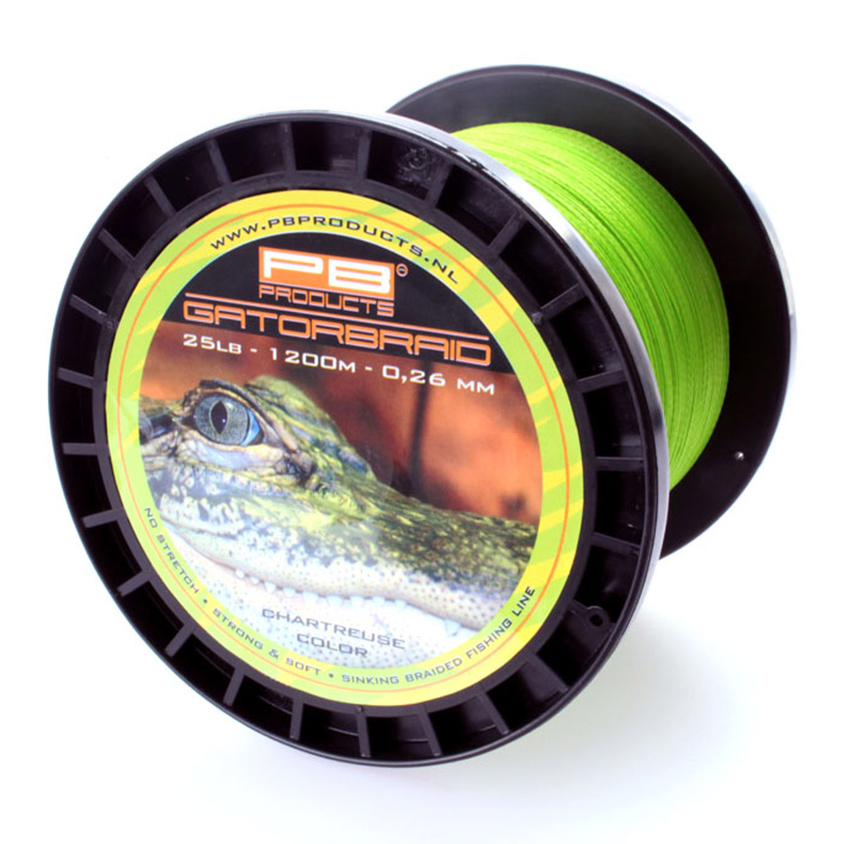PB Products Gator Braid Chartreuse 1200 M