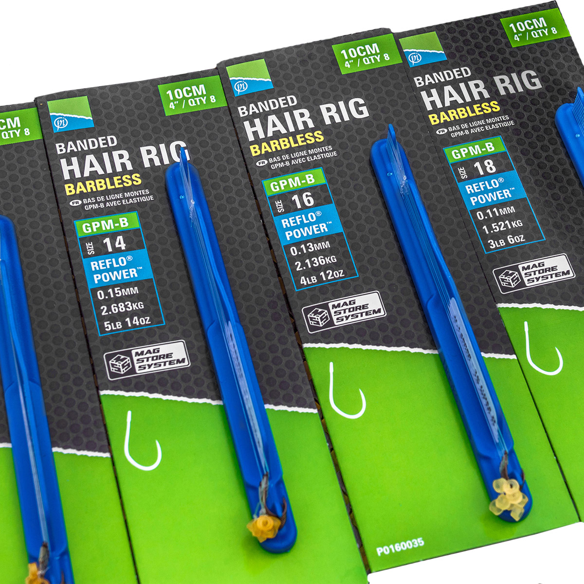 Preston Innovations GPM-B Banded Hair Rigs 10 CM