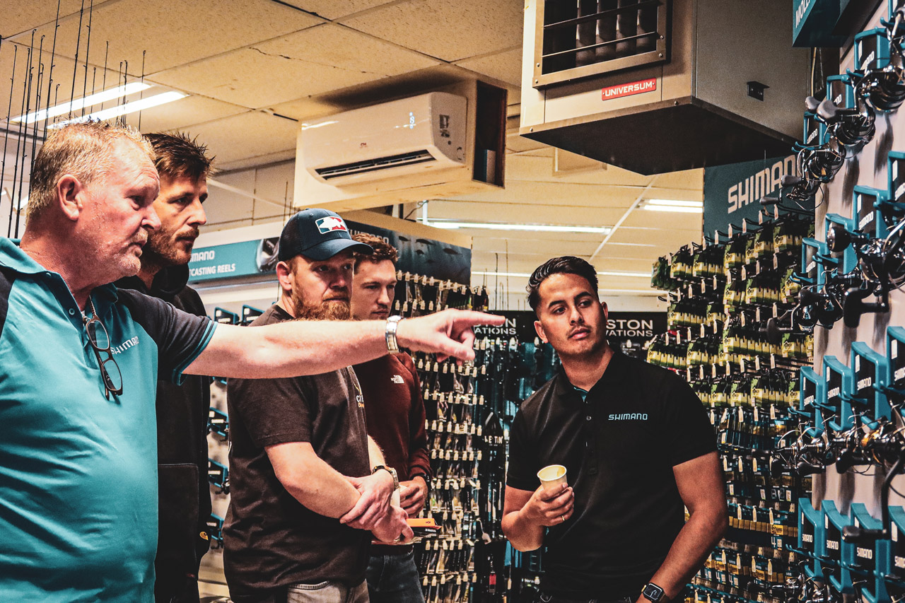 Shimano bij Zunnebeld Hengelsport