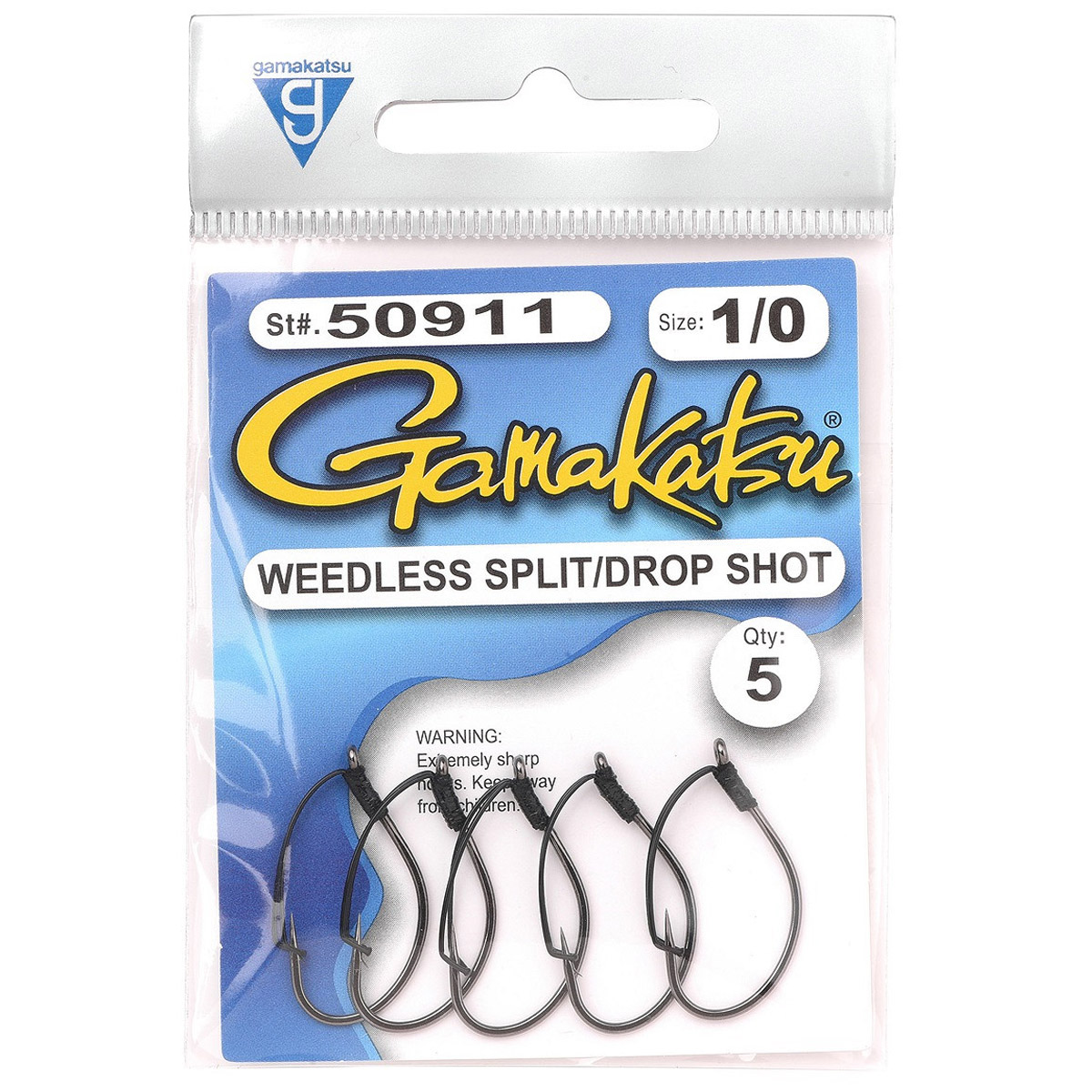 Gamakatsu Weedless Drop Shot Hook