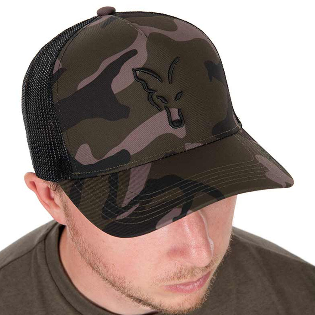 Fox Trucker Cap - Black/Camo