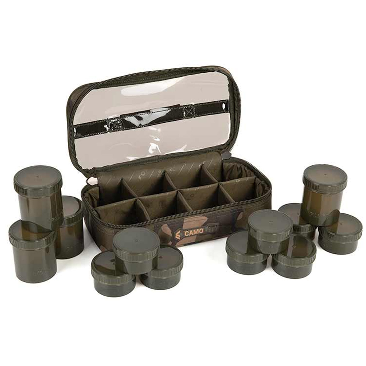 Boîte à appâts Fox Camolite™ 12 pots