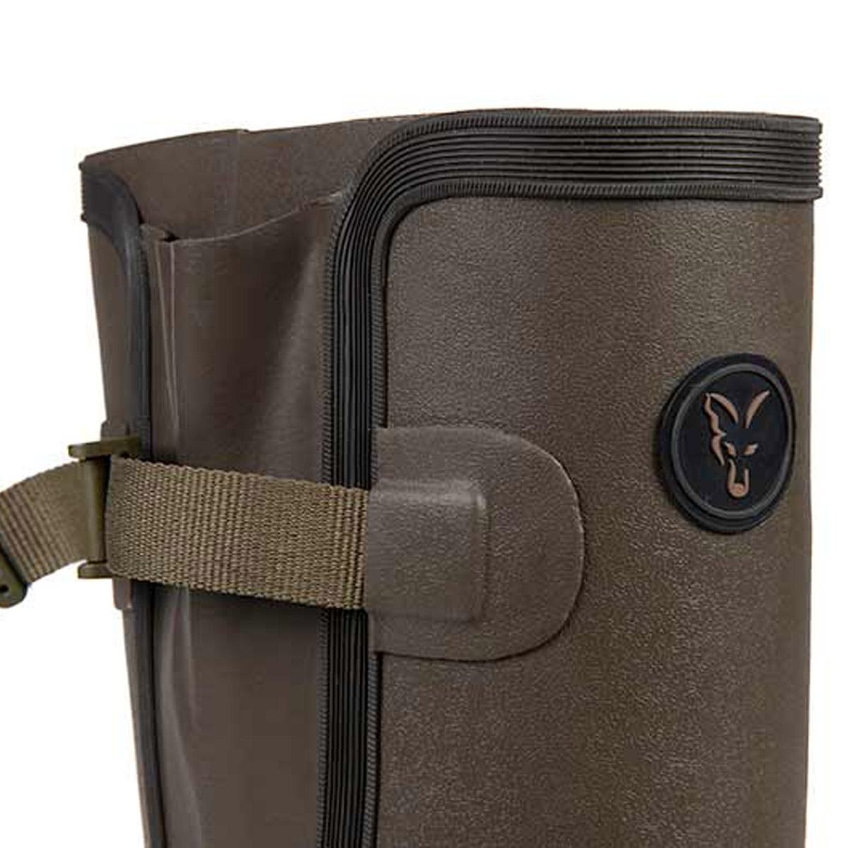 Fox Neoprene Lined Camo / Khaki Rubber Boots