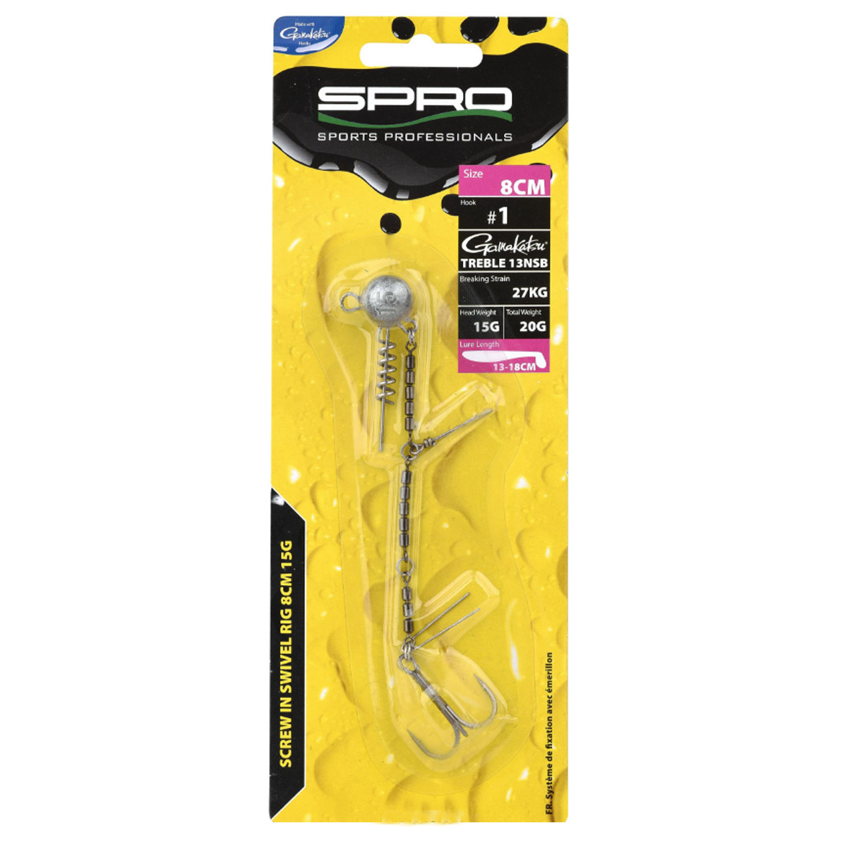 Spro Screw In 360 Swivel Rig 8 CM