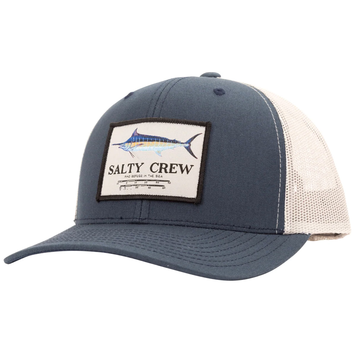 Salty Crew Marlin Mount Retro Trucker - Navy Silver