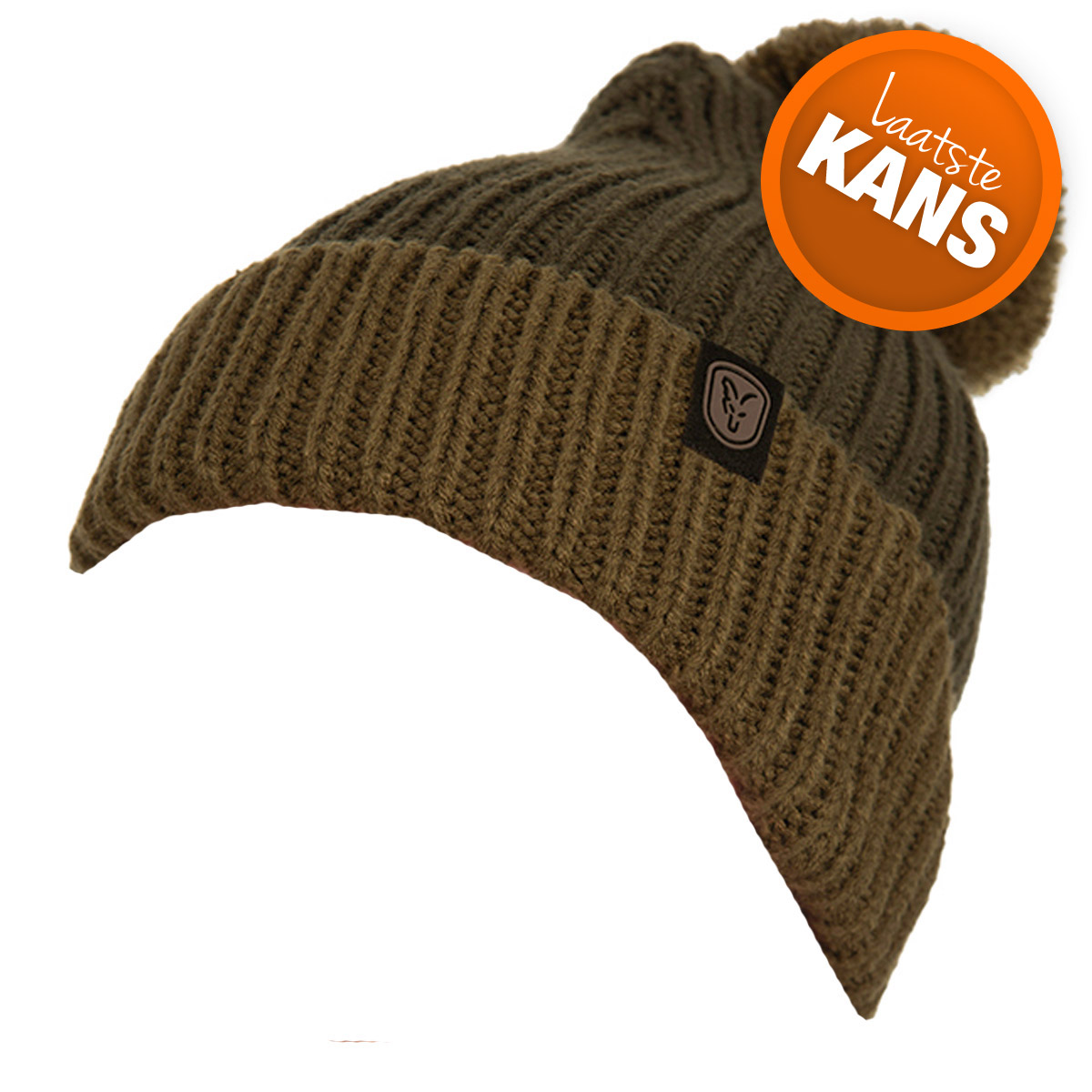 Fox Heavy Knit Bobble Hat