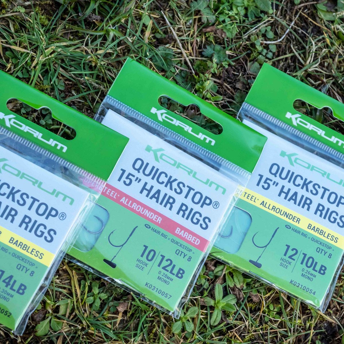 Korum Supersteel Big Fish Quickstop Hair Rigs 15"