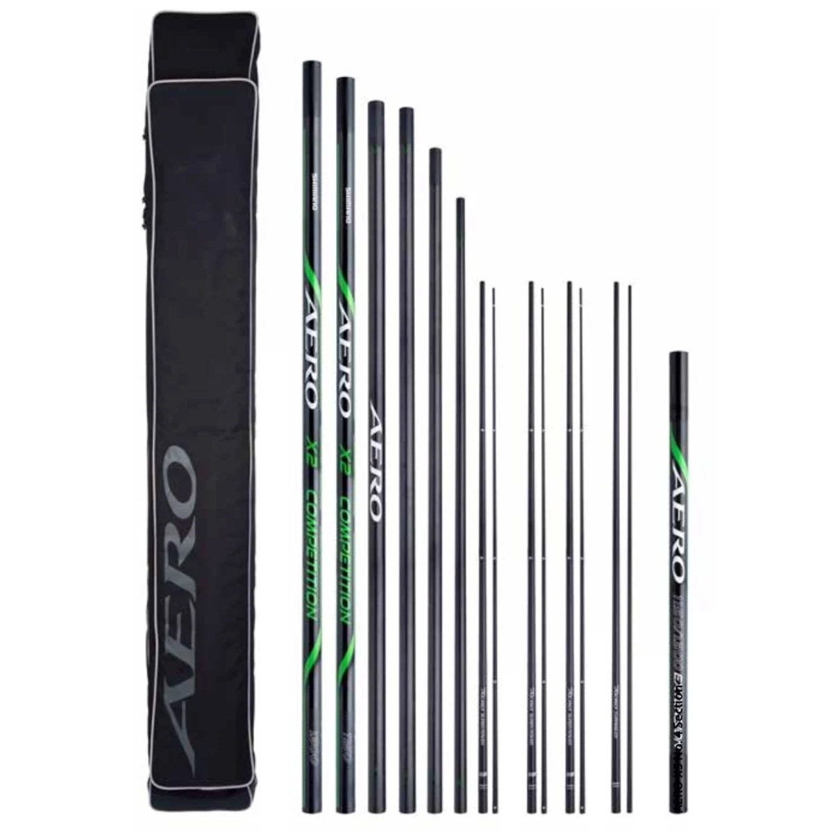 Shimano Aero X2 Pole Pack 13M Full Package
