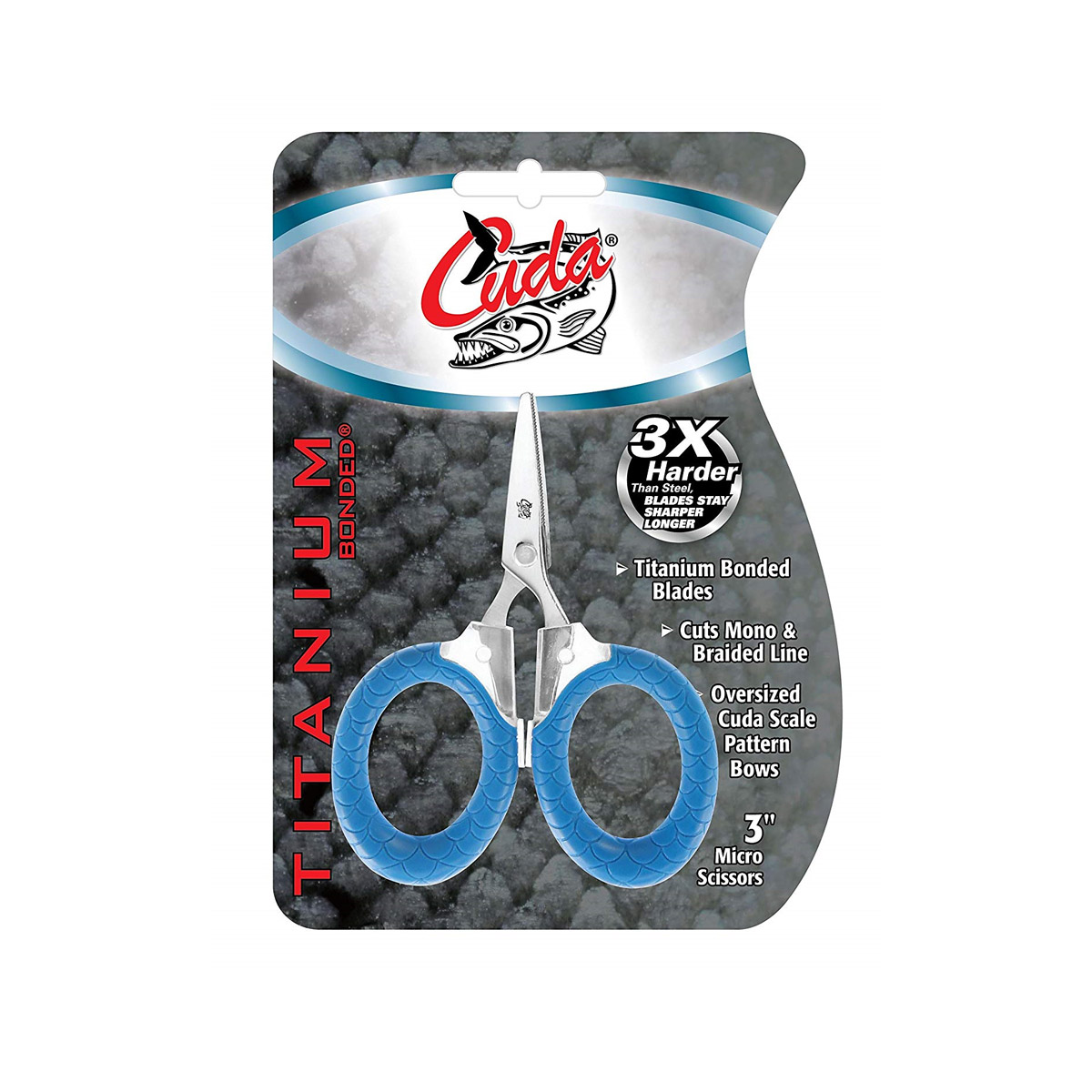 Cuda 3" Titanium Braid Scissors