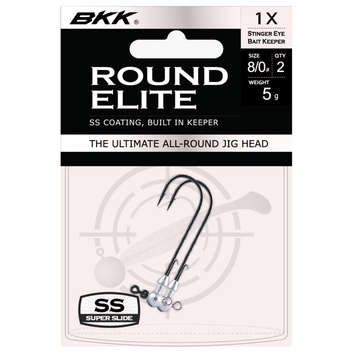 BKK Round Elite - Stinger Eye Bait Keeper taille 10/0