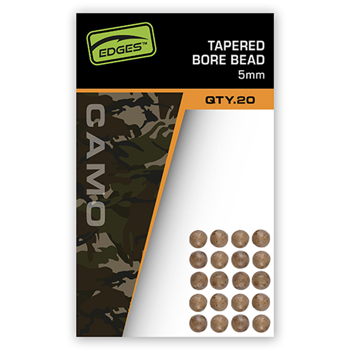 Fox Edges™ Camo Tapered Bore Bead - 5 MM