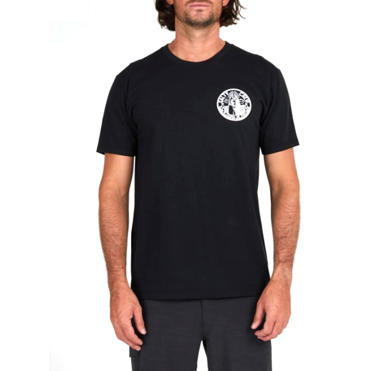 Salty Crew In Fishing We Trust S/S Tee - Black