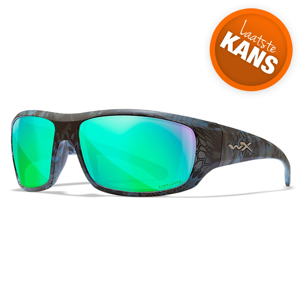 Wiley X Omega Captivate Green Mirror