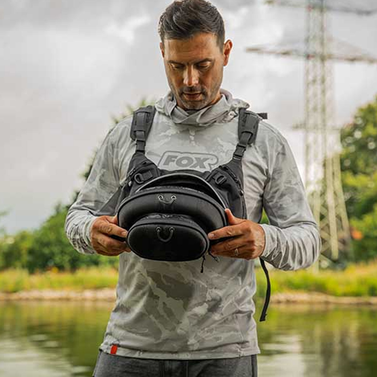 Fox Rage Camo Voyager Chest Pack