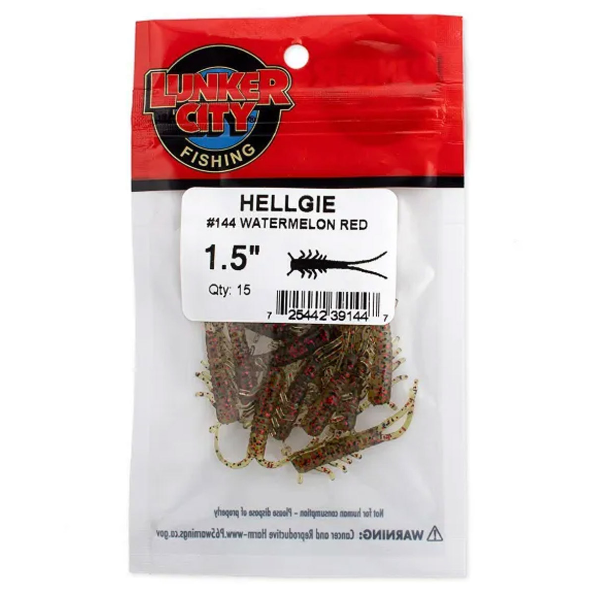 Lunker City Hellgies 1,5 Inch 