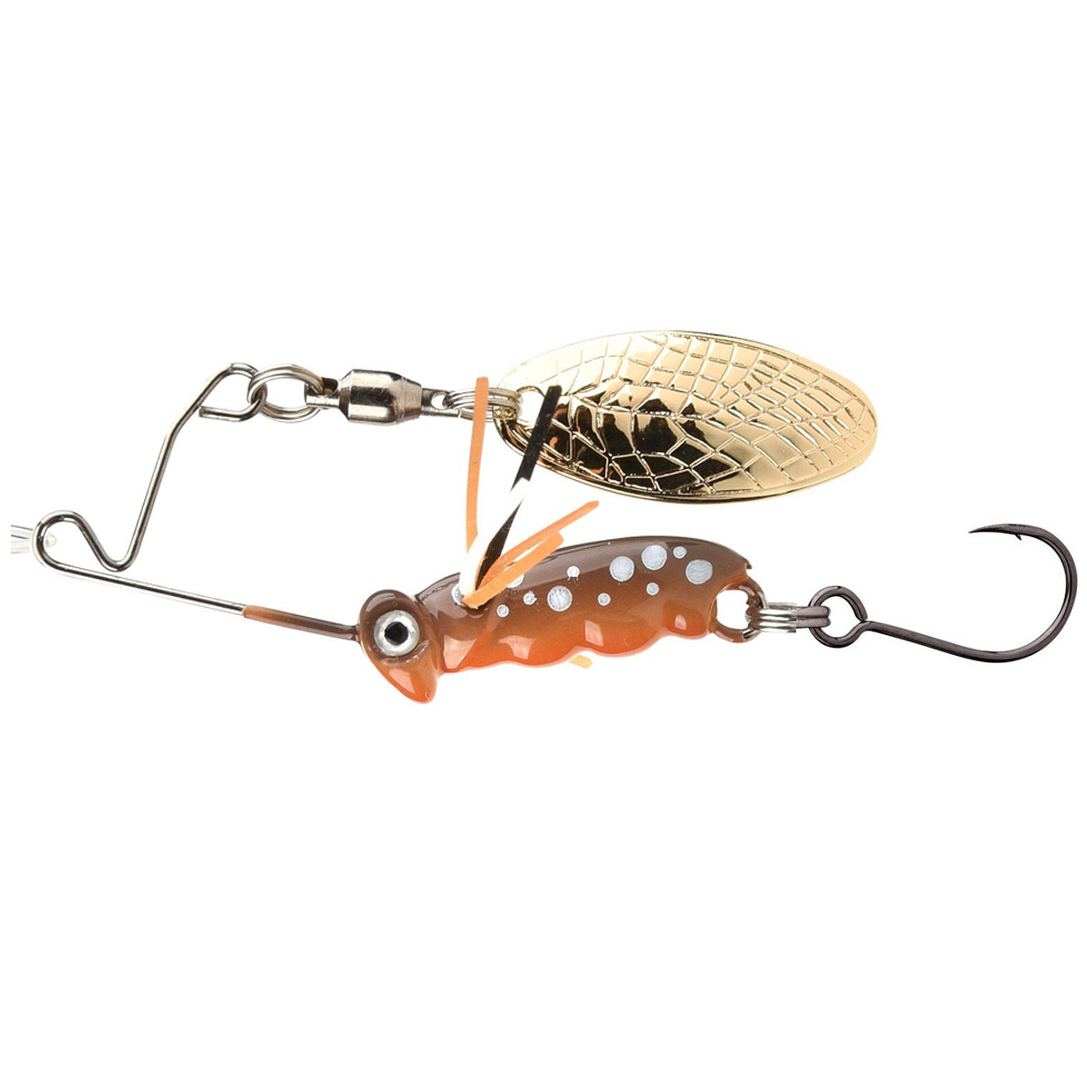 Spro Larva Micro Spinnerbait à hameçon simple 3,5 cm