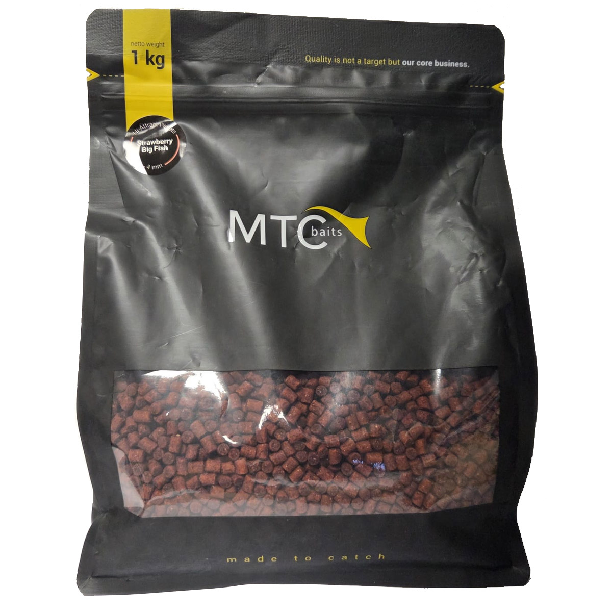 MTC Baits Pellet Hi-Attract 1 KG - Strawberry Big Fish