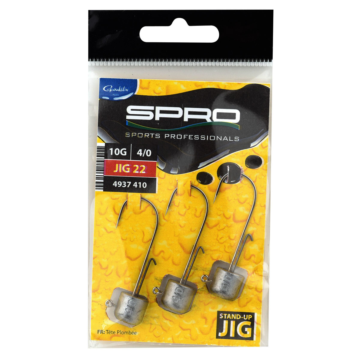Spro Stand Up Jighead Jig 22, hameçon taille 3/0