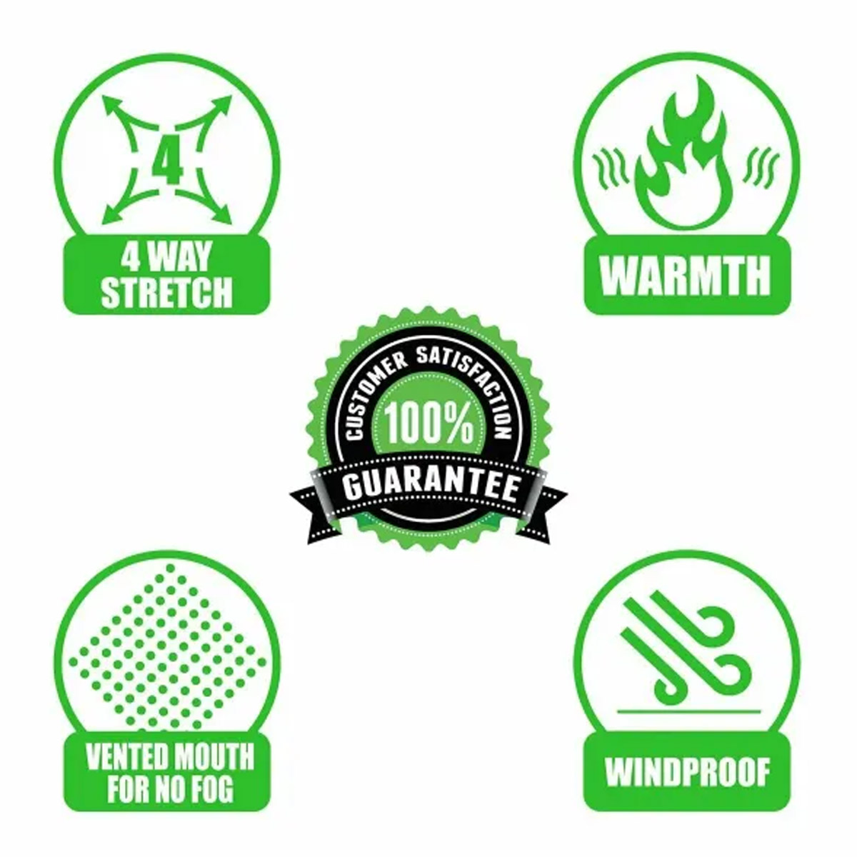 Fish Monkey Yeti Fleece Face Guard