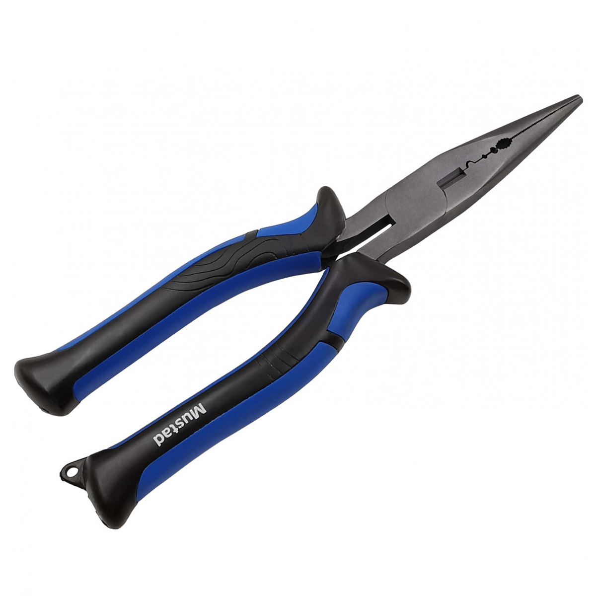 Mustad Blue Straight Nose Plier 8"