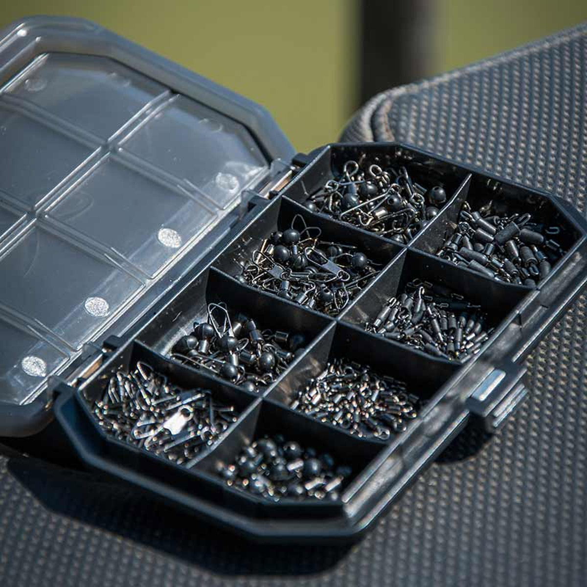Boîte à accessoires peu profonde Matrix à 8 compartiments