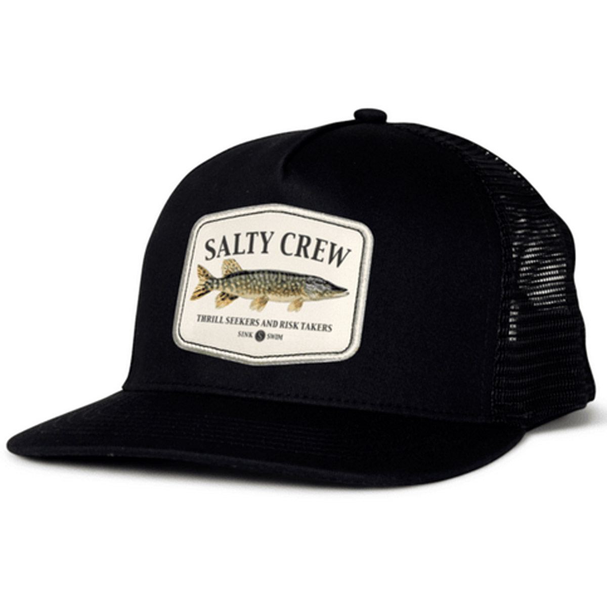 Salty Crew Euro Pike Trucker - Black