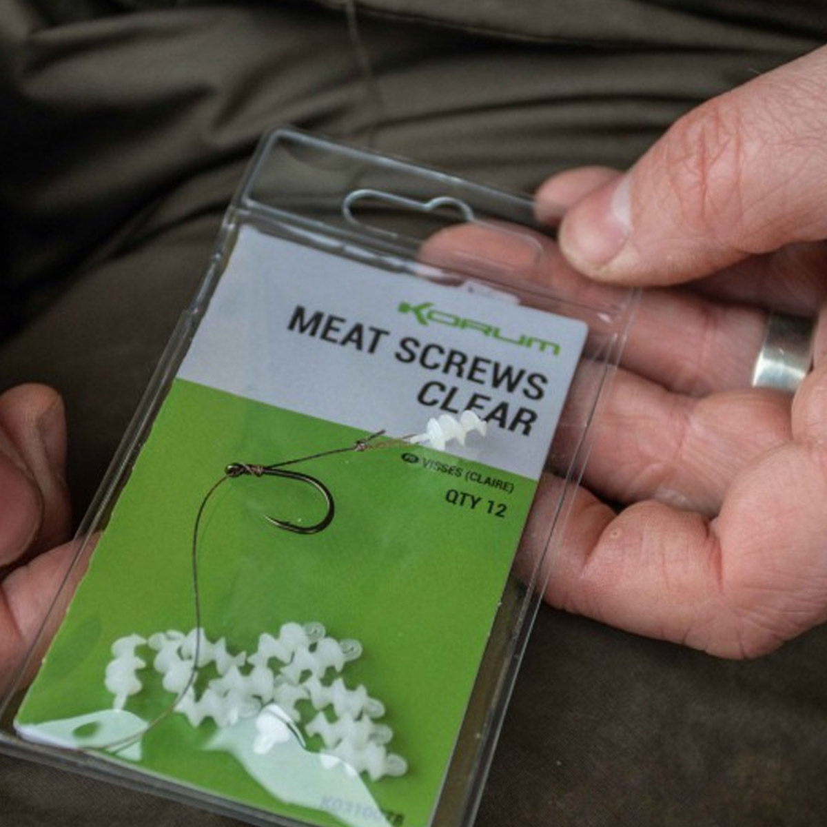 Korum Meat Screws Clear