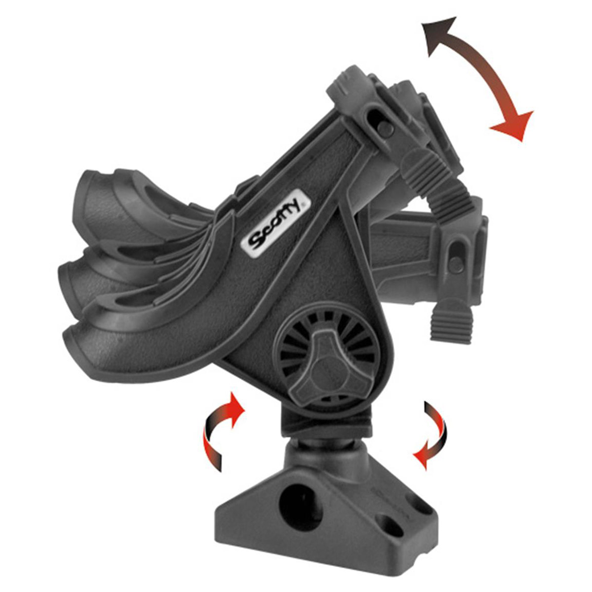 Scotty Baitcaster Rod Holder Opbouw