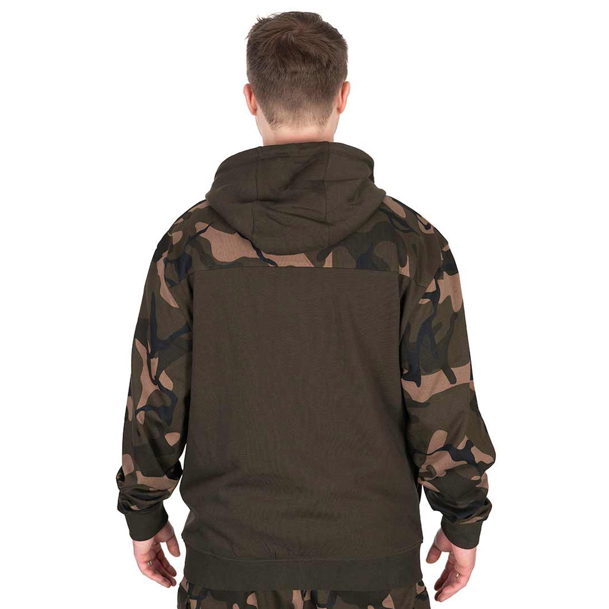 Fox Light Weight Khaki/Camo Split Zip Hoody